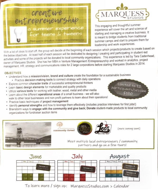 Creative entrepreneurship